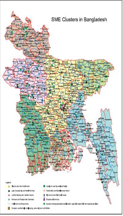 177 SME Clusters in Bangladesh