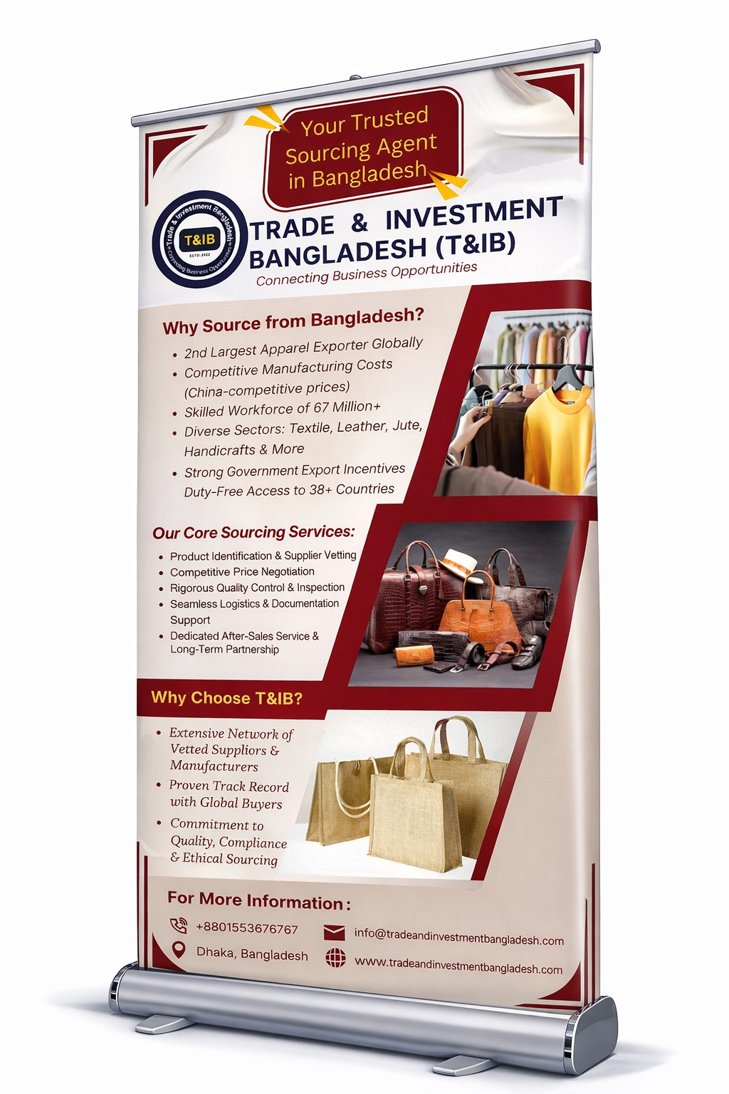 বাংলাদেশের মধ্যে ব্রাজিলিয়ান ব্যবসার জন্য ব্যবসায়িক ম্যাচমেকিং